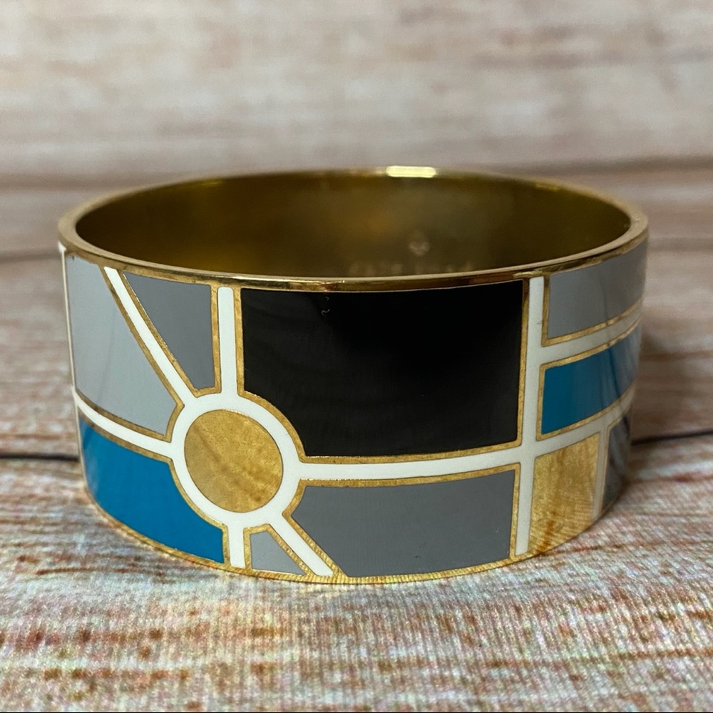 Kate Spade “About Town” Classy Colorblock Bangle - Picture 3 of 8